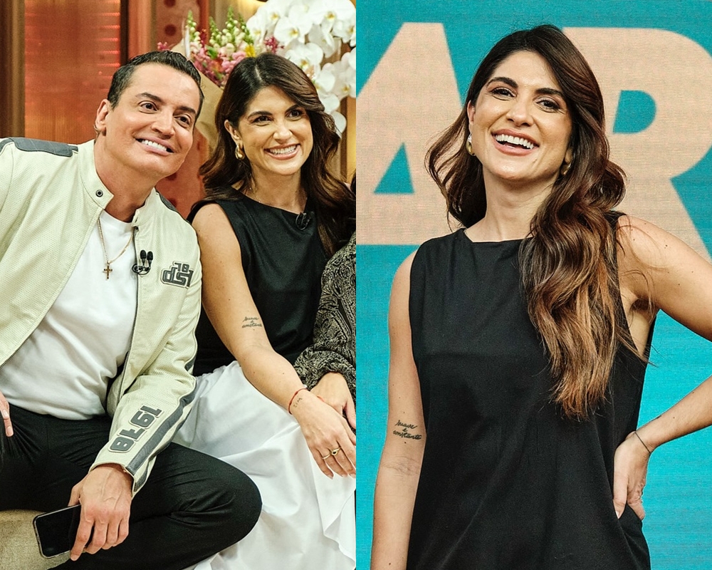 Pâmela Lucciola celebra reestreia do “Melhor da Tarde” e parceria com Leo Dias: ‘Estamos nos conhecendo’