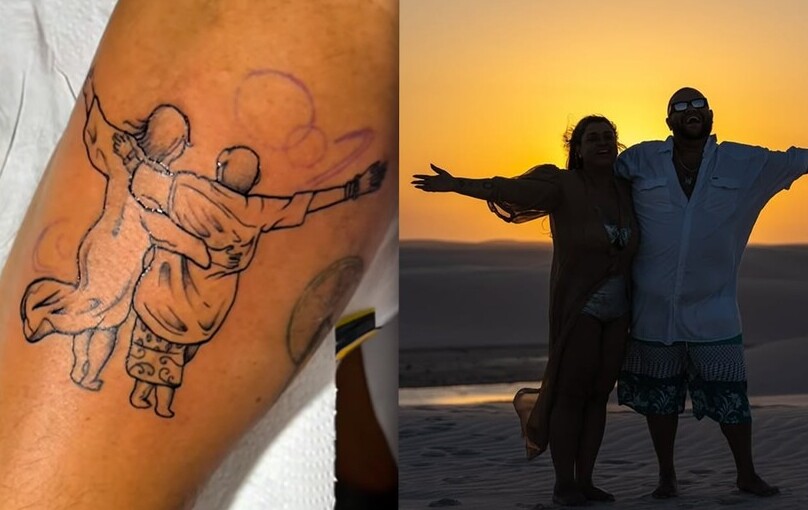 Gominho exibe tatuagem em homenagem a Preta Gil e declara: ‘Almas gêmeas’
