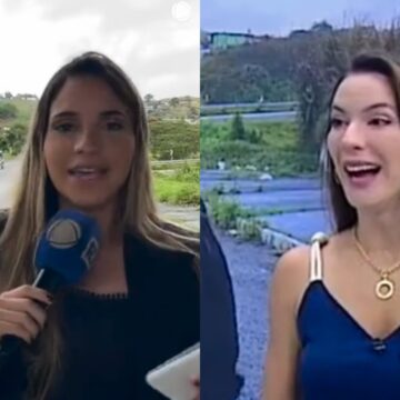 VÍDEO: Repórter da Record Bahia entra em trabalho de parto ao vivo
