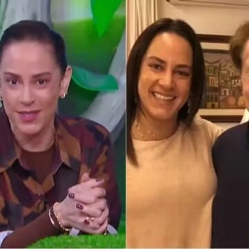 Silvia Abravanel se emociona ao falar sobre primeiro Dia dos Pais sem Silvio Santos