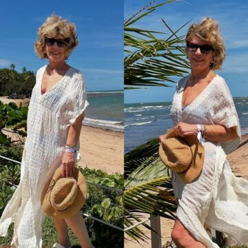 Silvia Poppovic se hospeda em hotel cinco estrelas durante viagem à Bahia