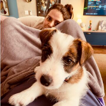 Tati Machado compartilha momento fofo com cachorro: ‘Protagonista’