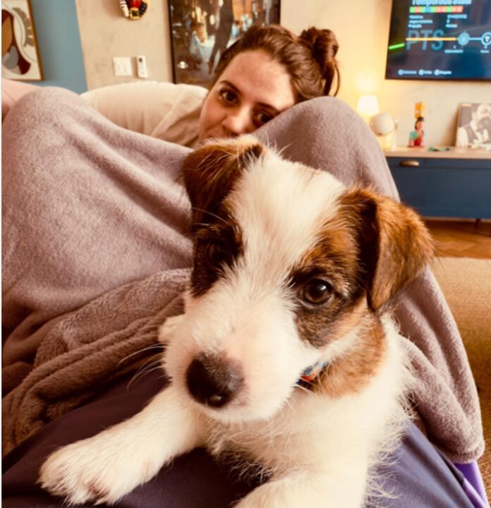 Tati Machado compartilha momento fofo com cachorro: ‘Protagonista’