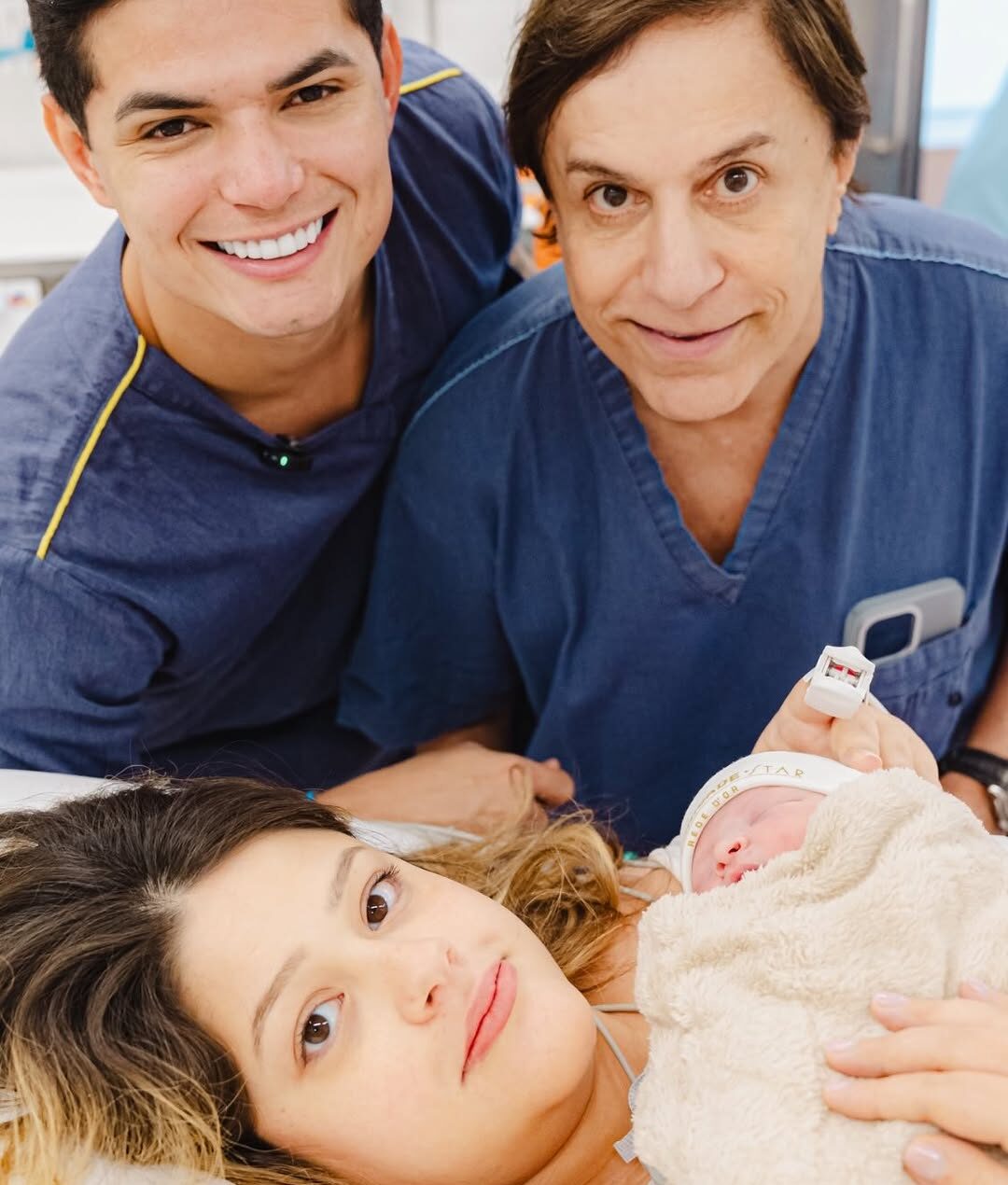 Tom Cavalcante comemora chegada da neta, Antonella: ‘Uma linda história que começa’