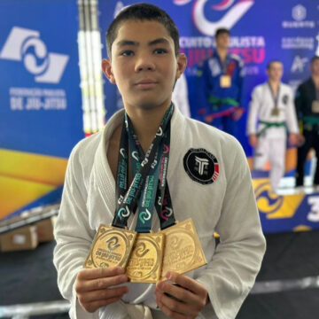 Jovem baiano conquista tricampeonato paulista e desponta como grande promessa do jiu-jitsu
