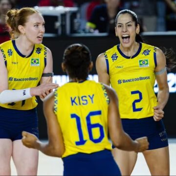 Brasil vence a França e mantém liderança no Mundial de Vôlei Feminino 2025