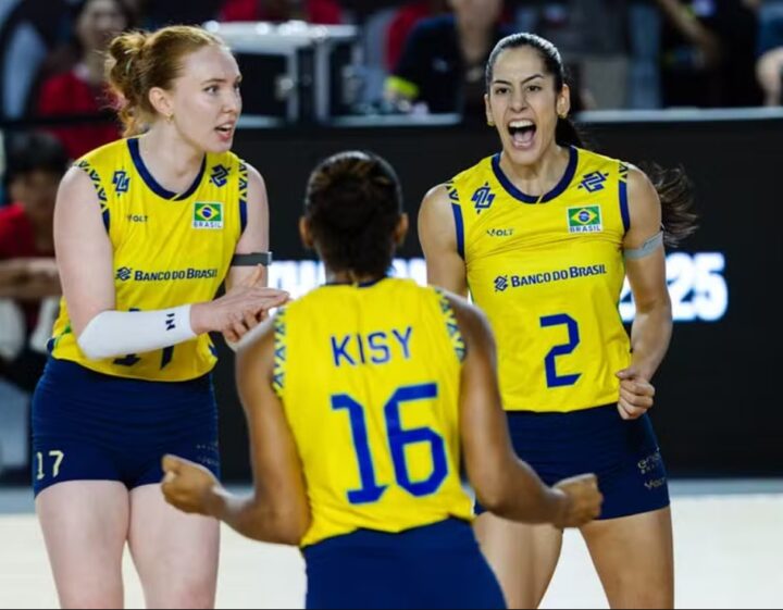 Brasil vence a França e mantém liderança no Mundial de Vôlei Feminino 2025