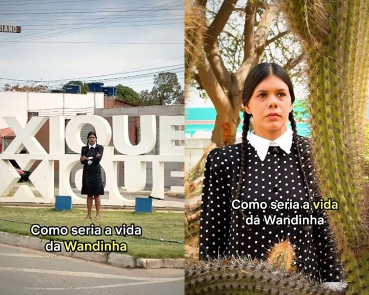 Cia de teatro de Xique-Xique estrela nova campanha da Netflix para divulgar “Wandinha”; assista