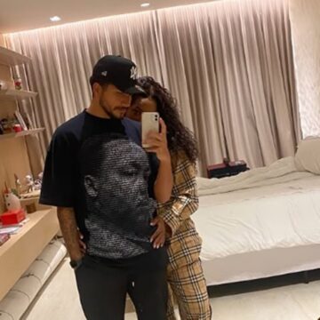 Yuri Lima posta foto com Iza e se declara: ‘Amo nossa vida’
