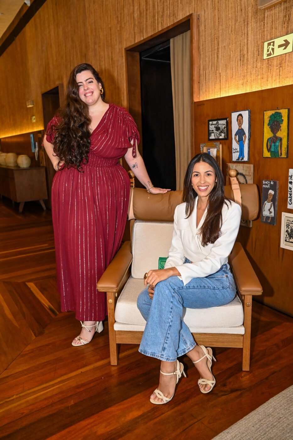 Daniela Agulha e Luiza Gaspar