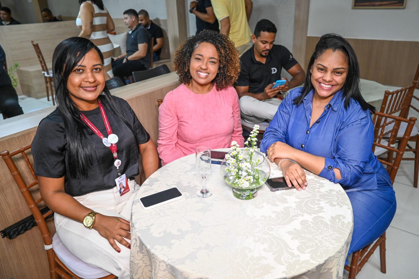 Elaine Fernandes, Priscila Fernandes e Uilma Leão