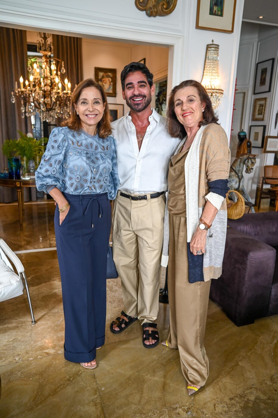 Cristiana Mathias, Marlon Gama e Maria Tereza Sterne