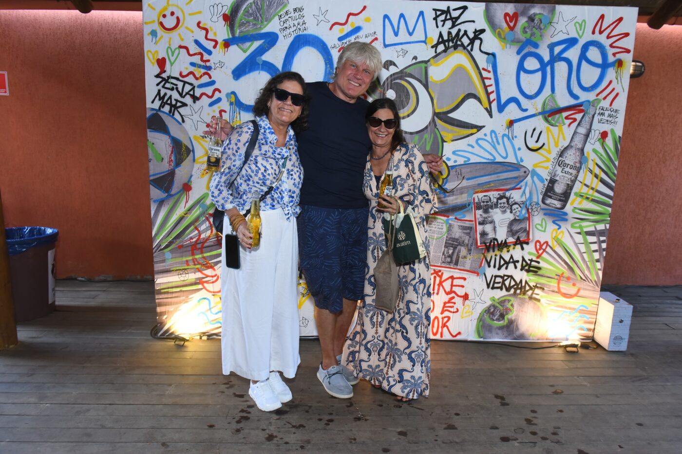 Pappy, Nobbi leitsch e Solanginha Viana