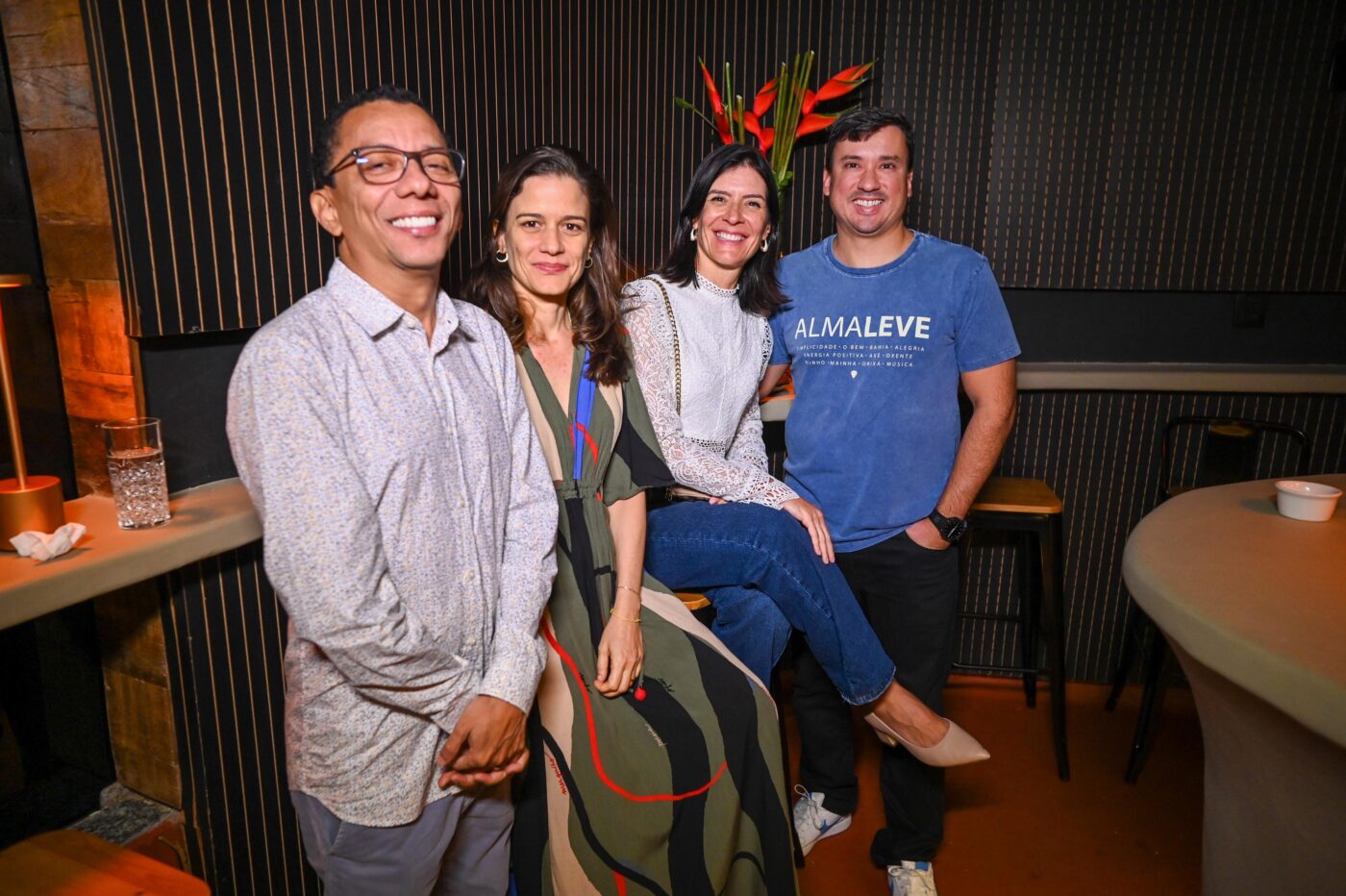 Ivan Alex, Renata Rossi, Marcelle Rossi e Guilherme Guimarães