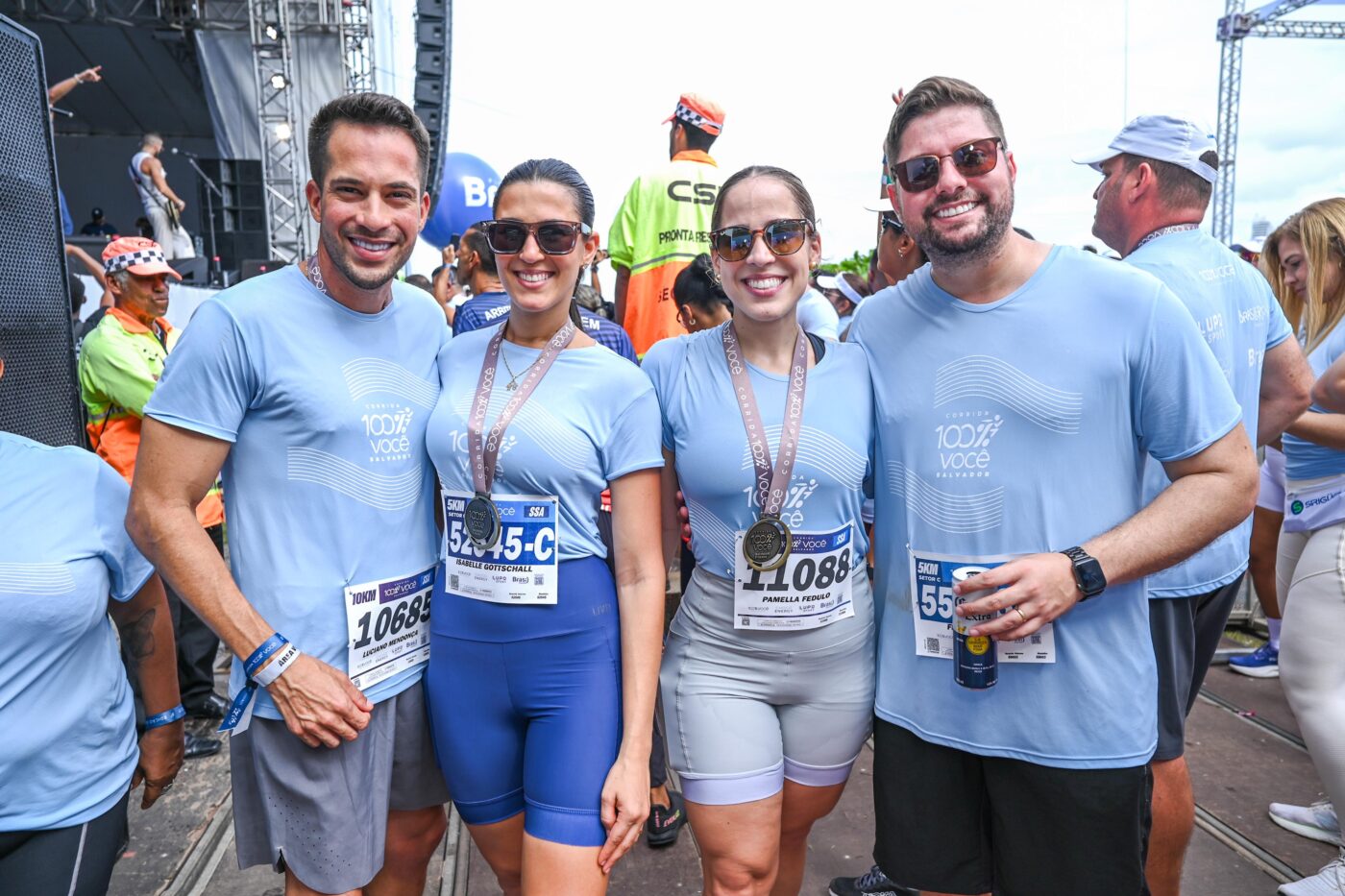 Luciano, Isabelle Gottschall, Pamela e Felipe Fedulo