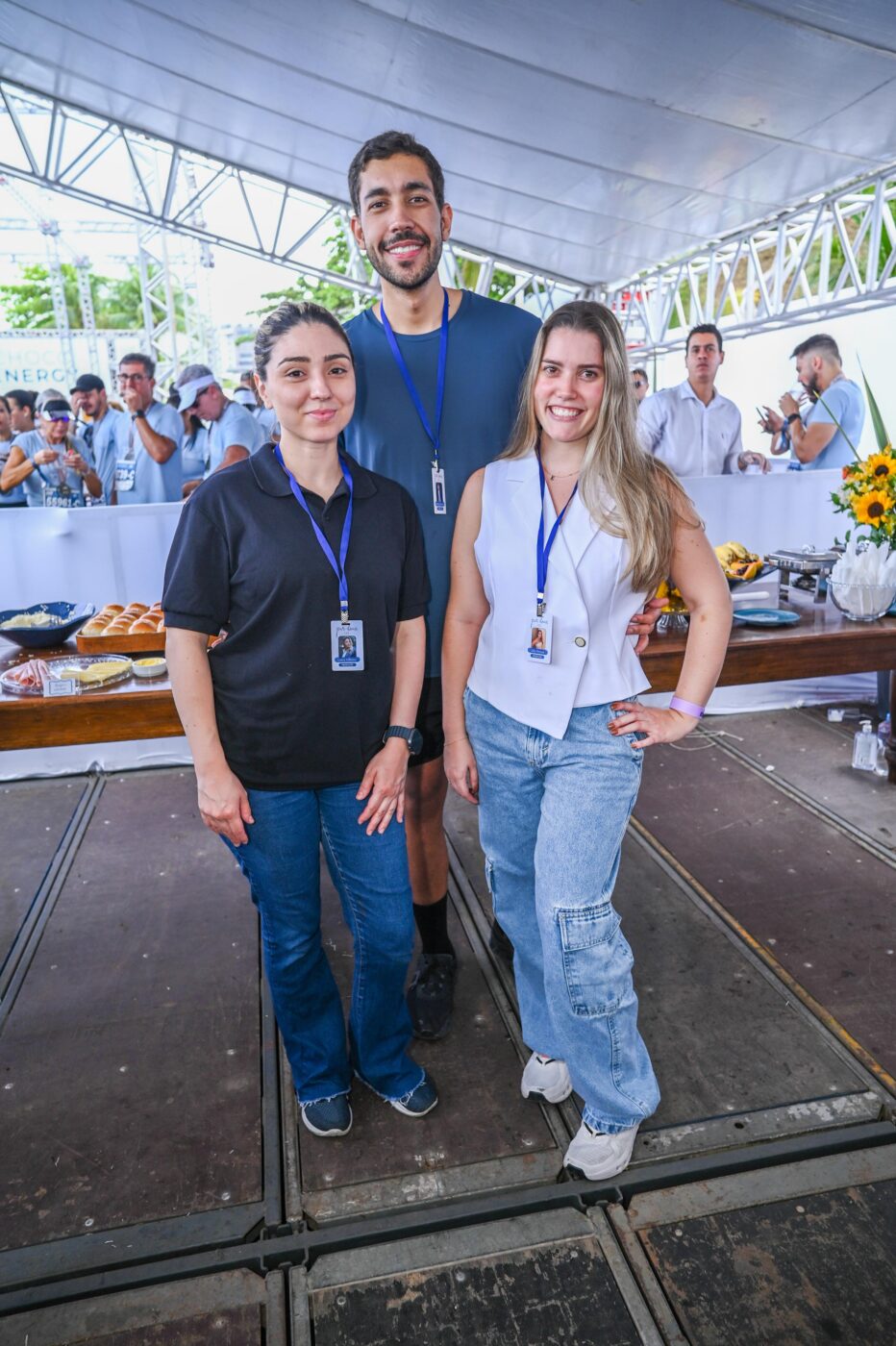 Luiza Vilhena, Rodrigo Martins e Julia Pessoa