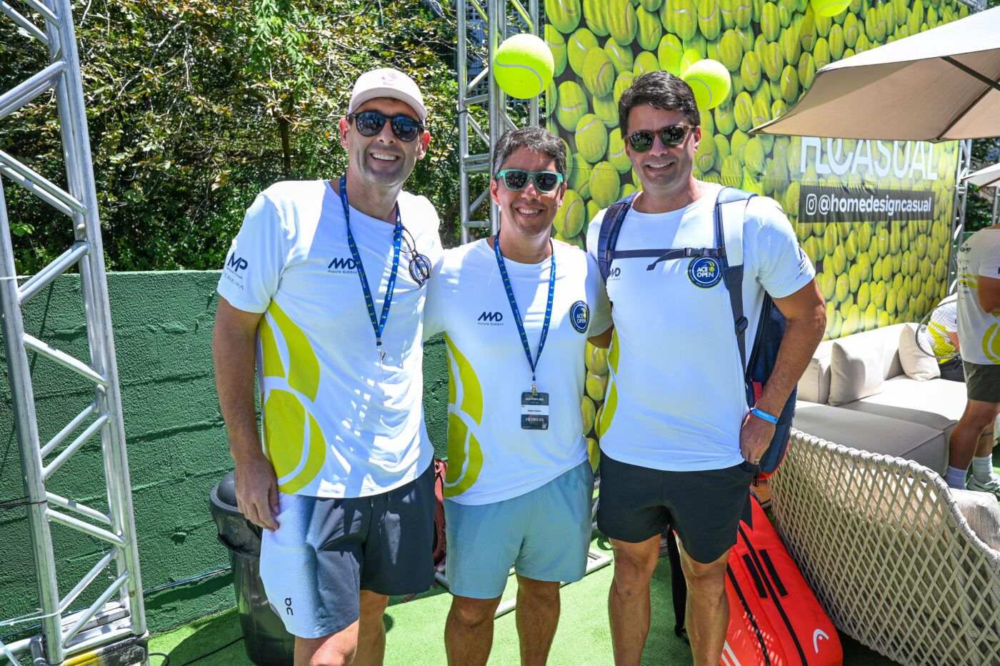 Sérgio Vilalva, Odilon Franco e Alexandre Gonzaga