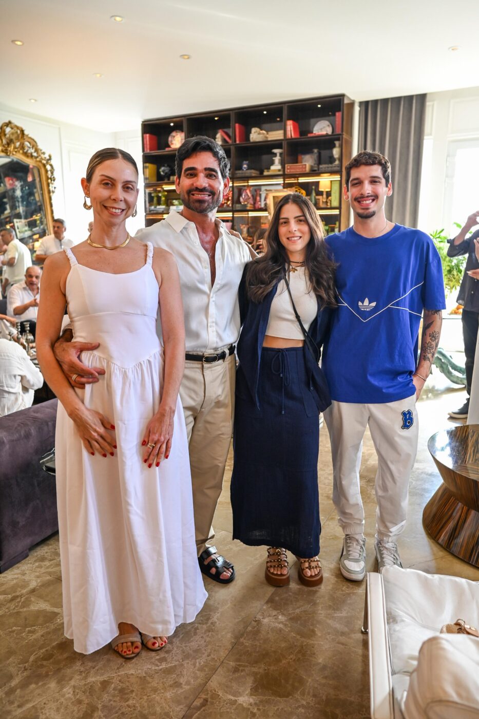 Maria Fernanda Leite, Marlon Gama, Letícia Bittencourt e Leandro Barreto