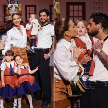 Virgínia Fonseca e Zé Felipe comemoram 1 ano do filho José Leonardo com festão