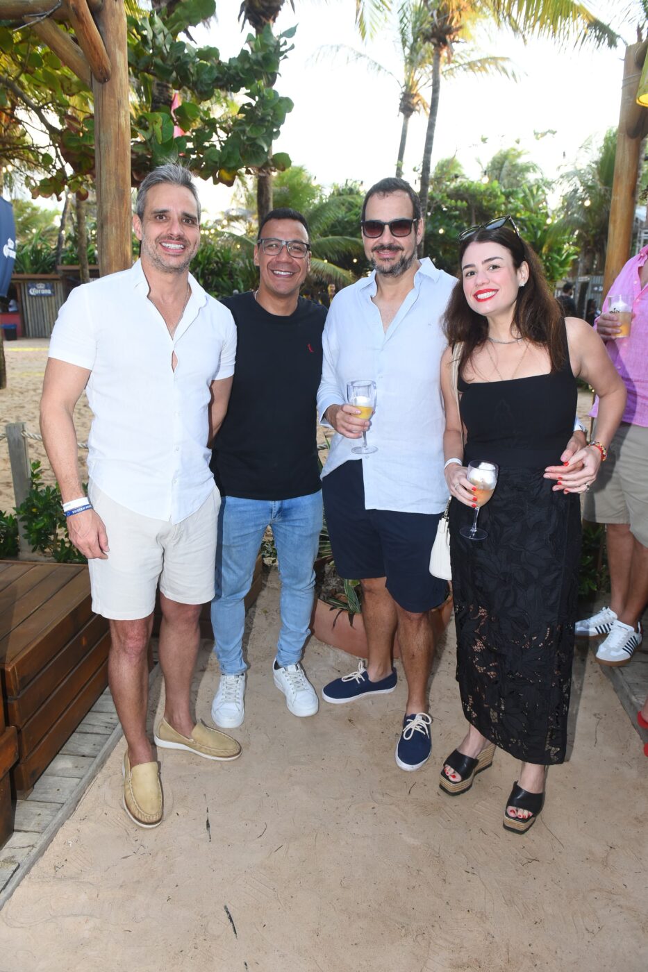 Alberto Braga, Carlos César, Fábio Lima e Livia Cortizo