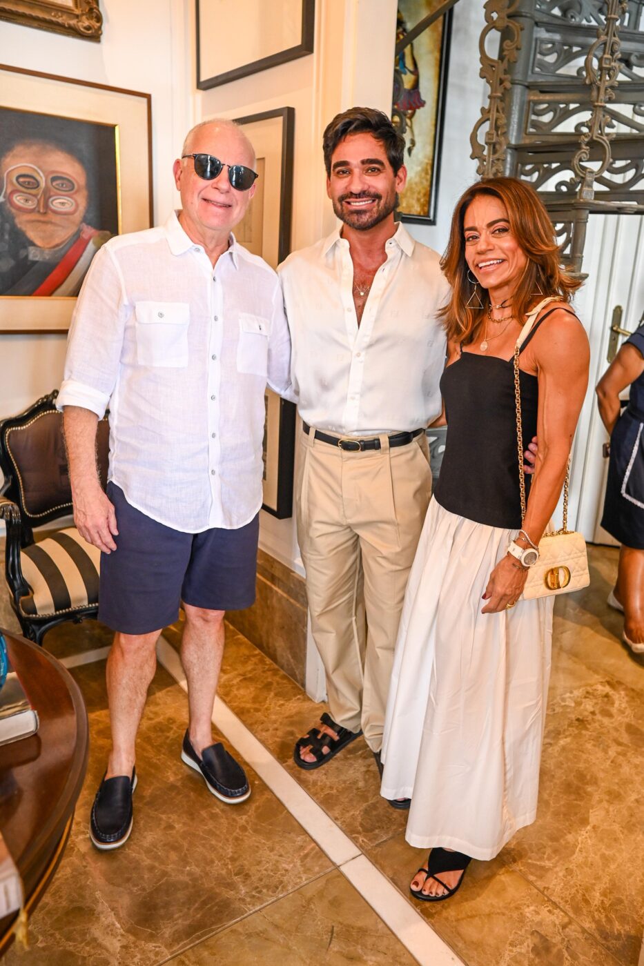 Paulo Coelho, Marlon Gama e Roberta Coelho