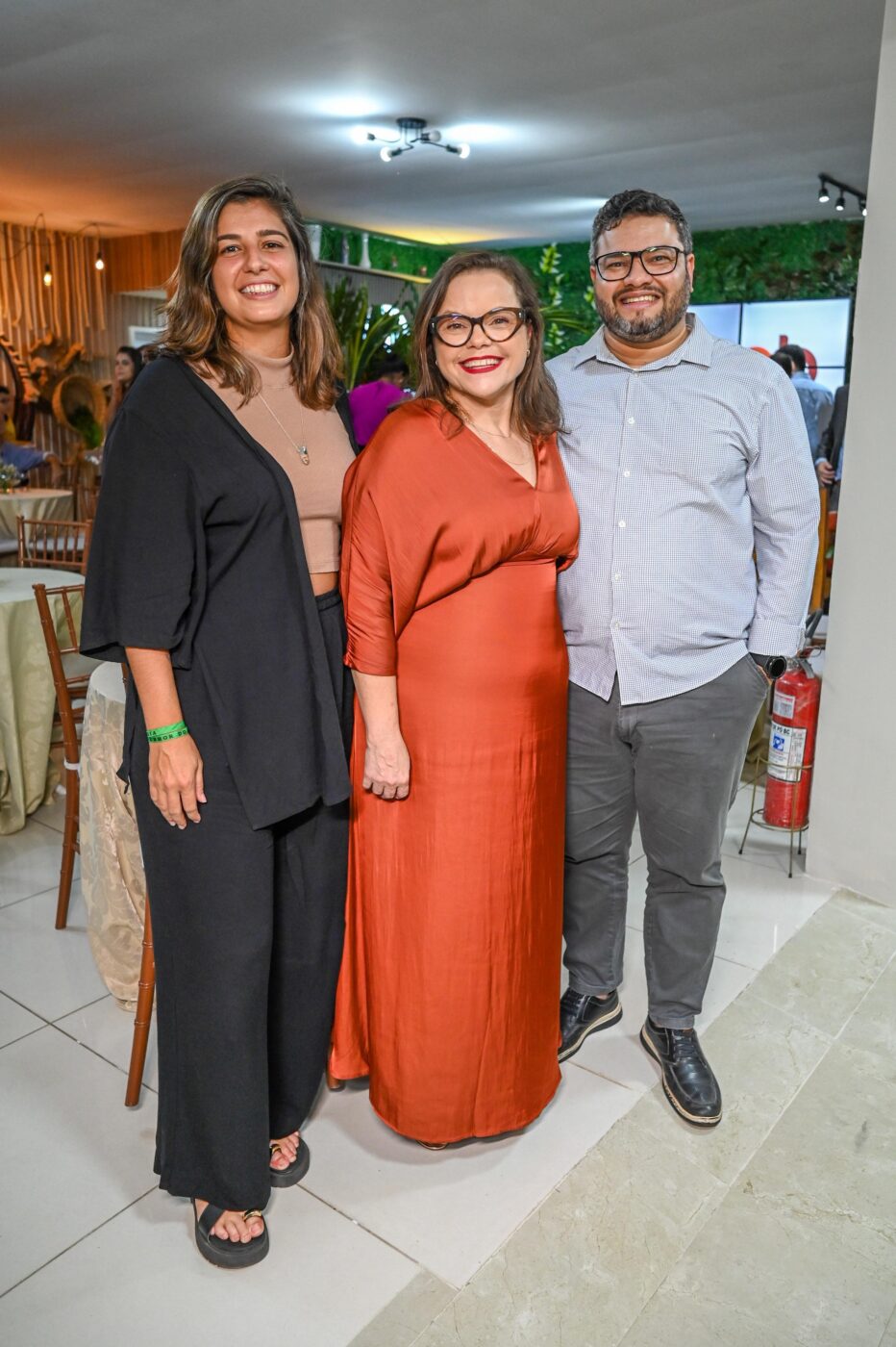 Renata Almeida, Nane Brandão e André Marques