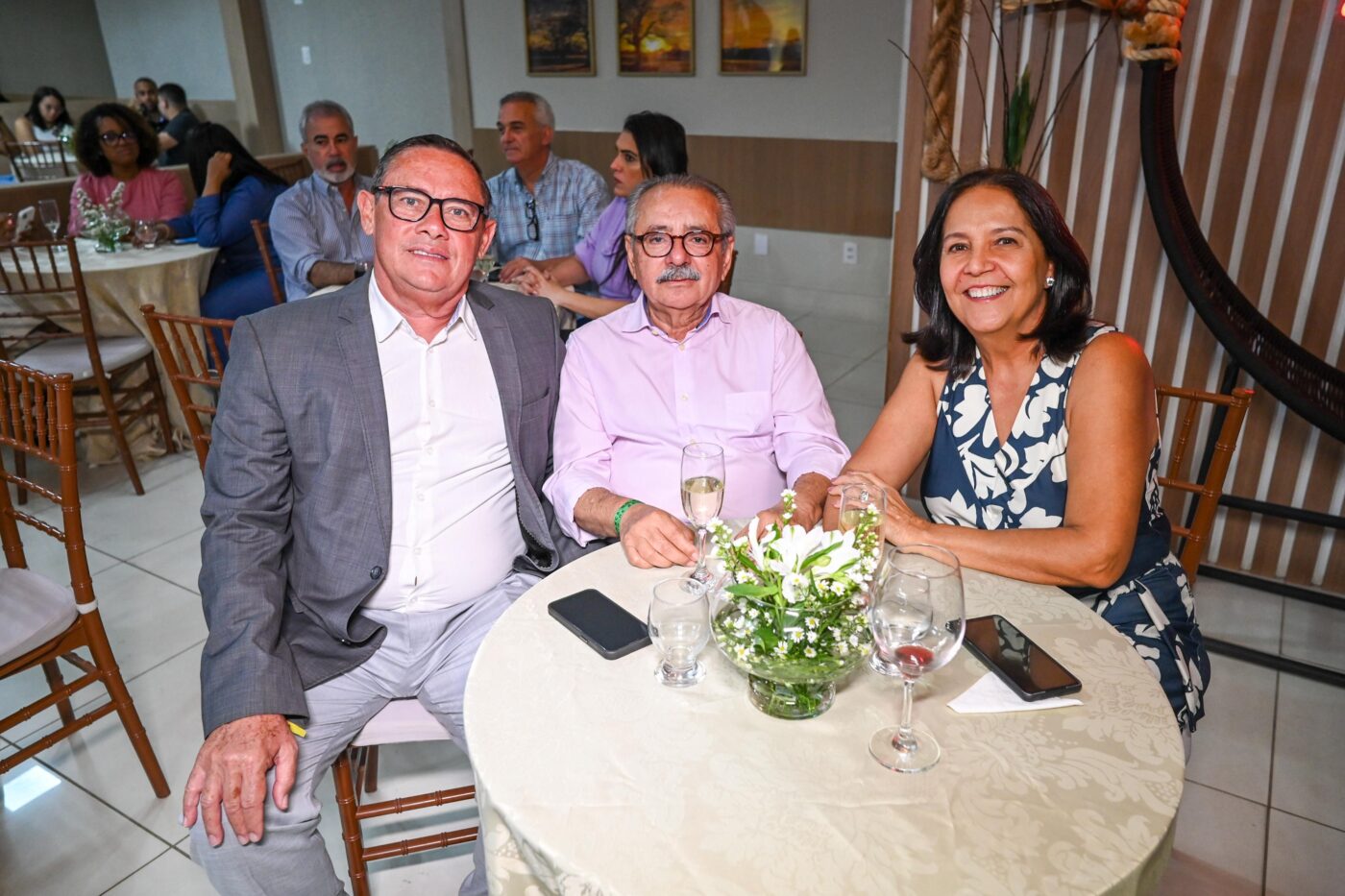 Jorge Teixeira, Francisco Cantalino e Lúcia Teixeira