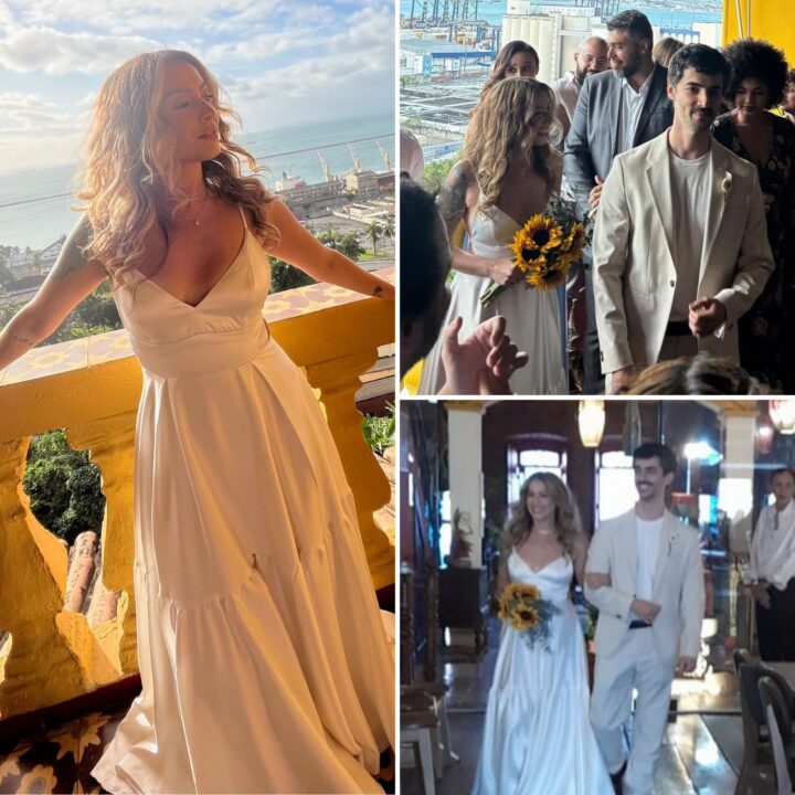 Carol Prado, repórter baiana do g1, celebra casamento em pousada histórica no Santo Antônio Além do Carmo