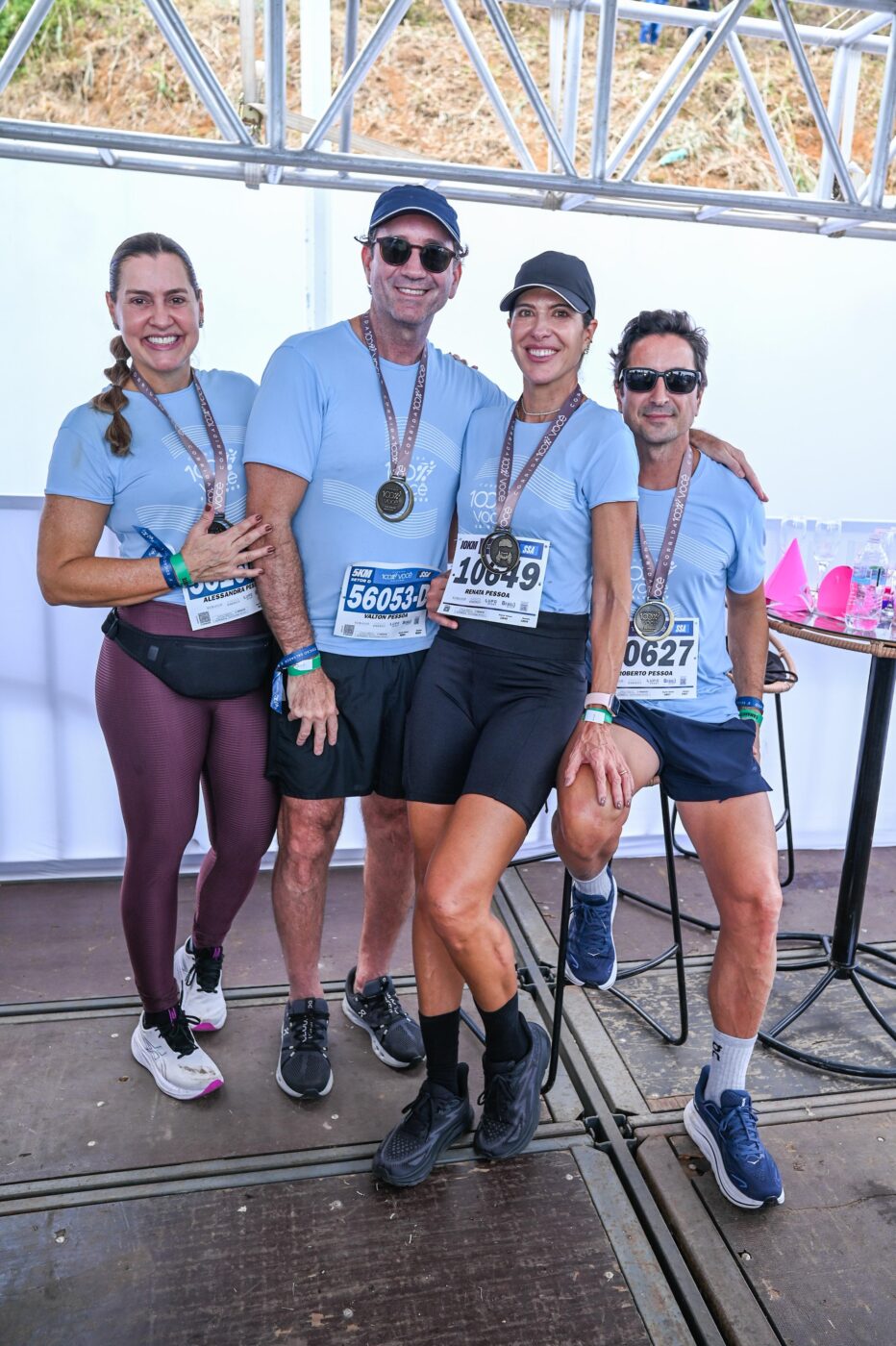 Alessandra, Valton, Renata e Roberto Pessoa