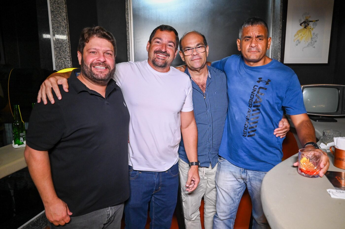 Rodrigo Kalil, Breno Marques, Luís Alberto e Cristiano Baiano