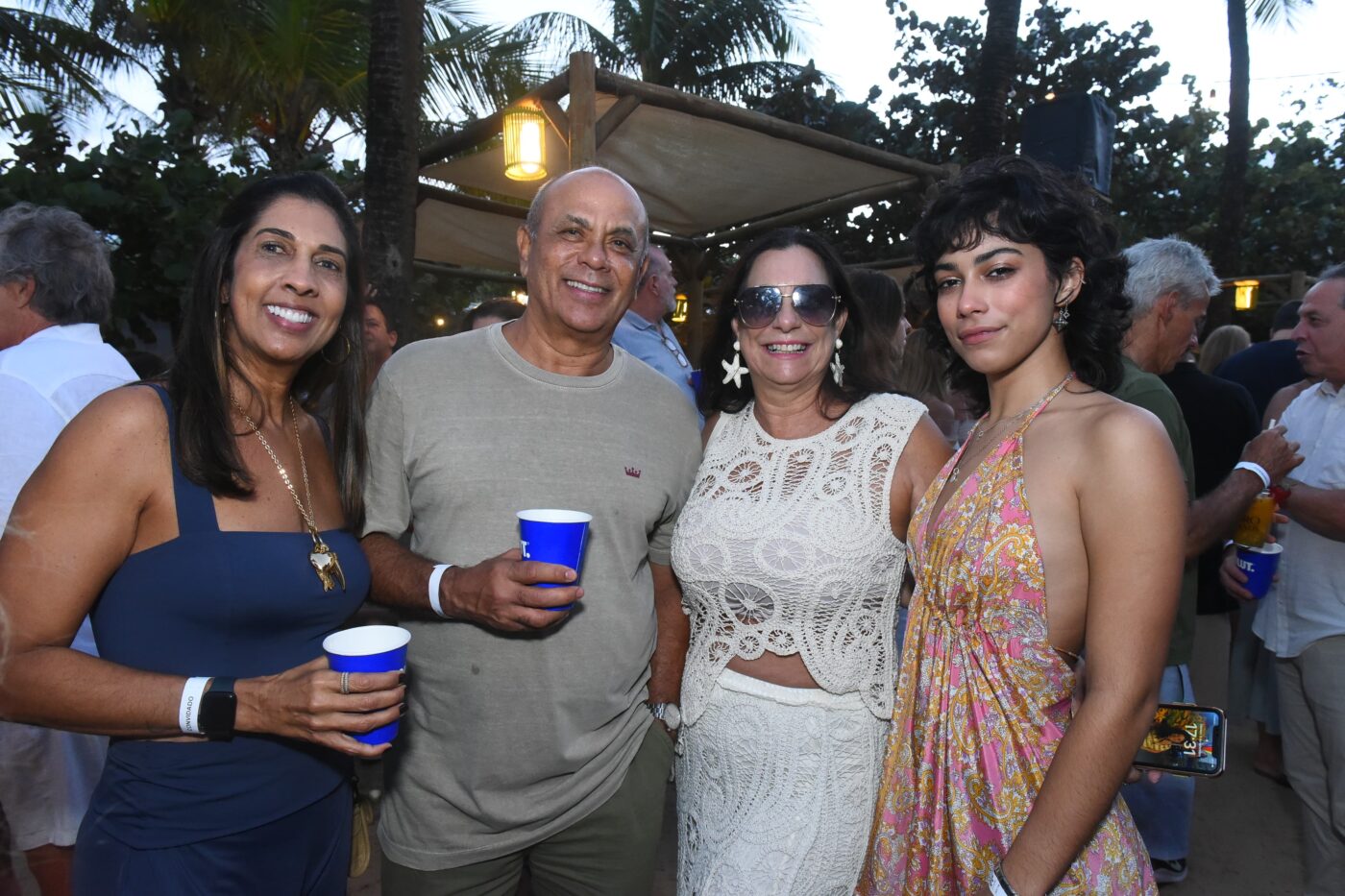 Sandra Sena, Haroldo Fernandes, Cristina Mendonça e Luiza Imbassahy