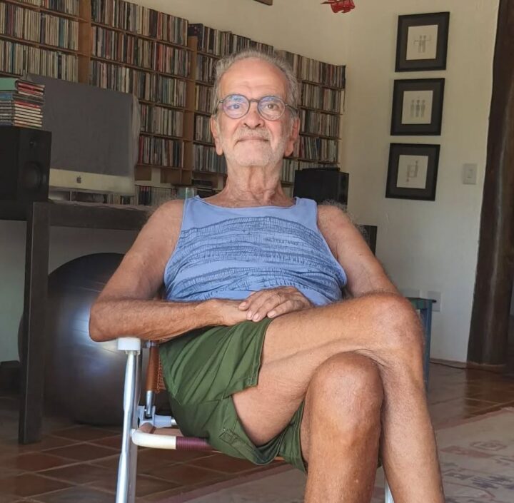 Vivendo na Bahia, Maurício Kubrusly completa 80 anos e recebe homenagem da esposa