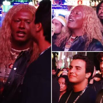 Marcelo Sangalo e Liniker curtem show de Ivete no The Town