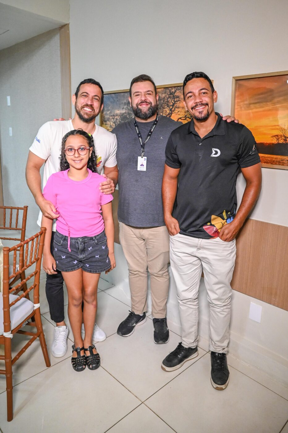 Leandro Alves, Maria Ester, Bernard Pimentel e Alisson Caldas