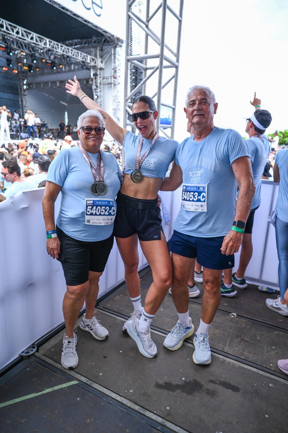 Sônia, Mari Gonzalez e Carlos Alfredo