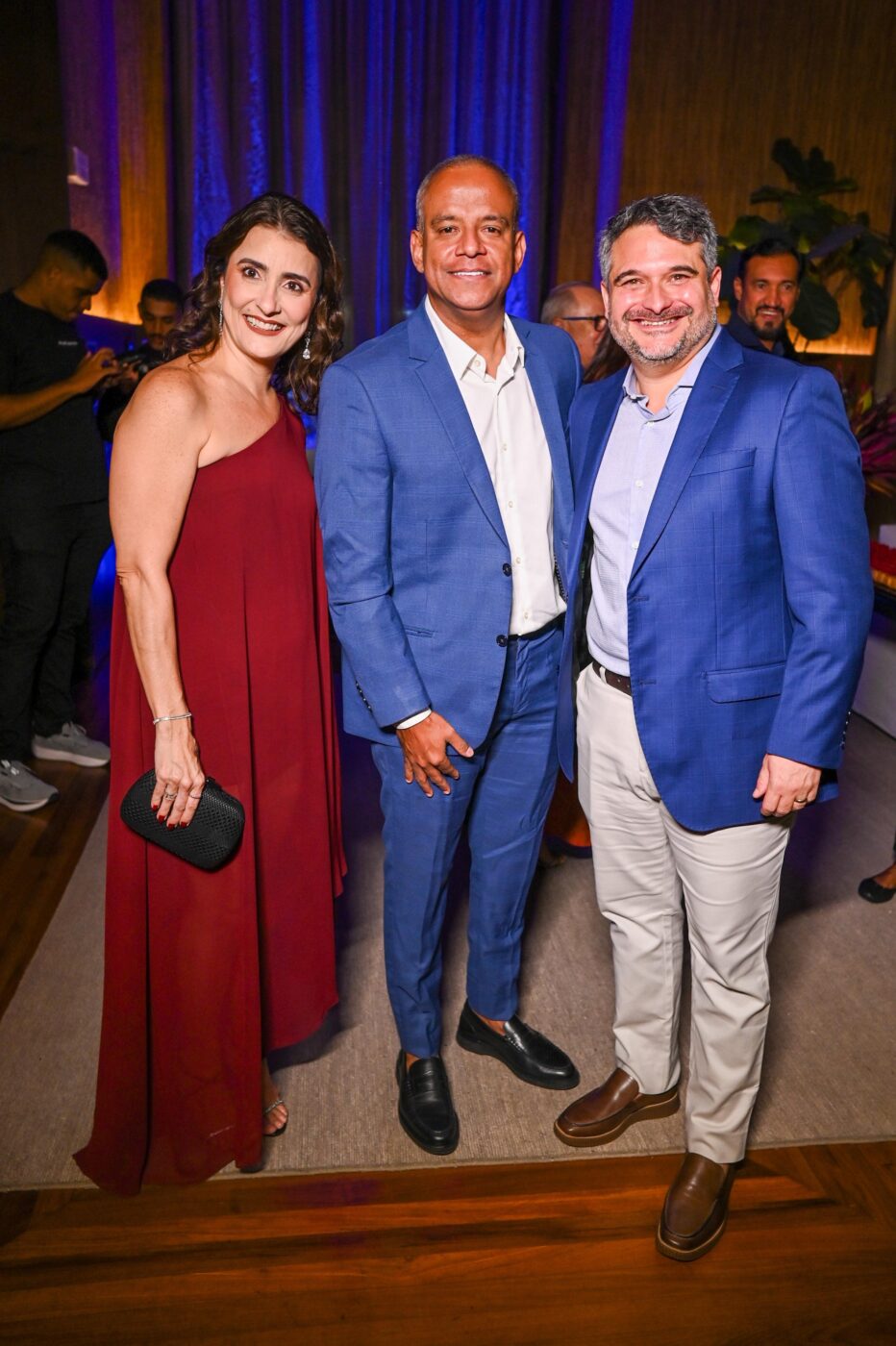Graziela Costa, Cesar Gomes e Leonardo Marques