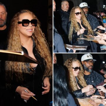 Mariah Carey desembarca no Brasil e causa alvoroço entre fãs em porta de hotel; veja fotos