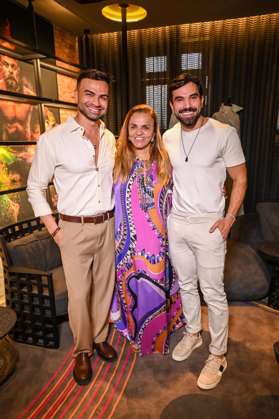Flávio Moura, Andrea Velame e Adriano da Mota
