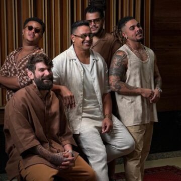 Banda Filhos do Brasil antecipa clima do verão em pagodão baiano gravado com Xanddy Harmonia