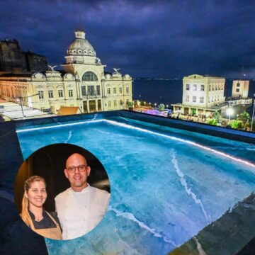 Chefs Fabricio Lemos e Lisiane Arouca inauguram restaurante em terraço no Centro Histórico de Salvador