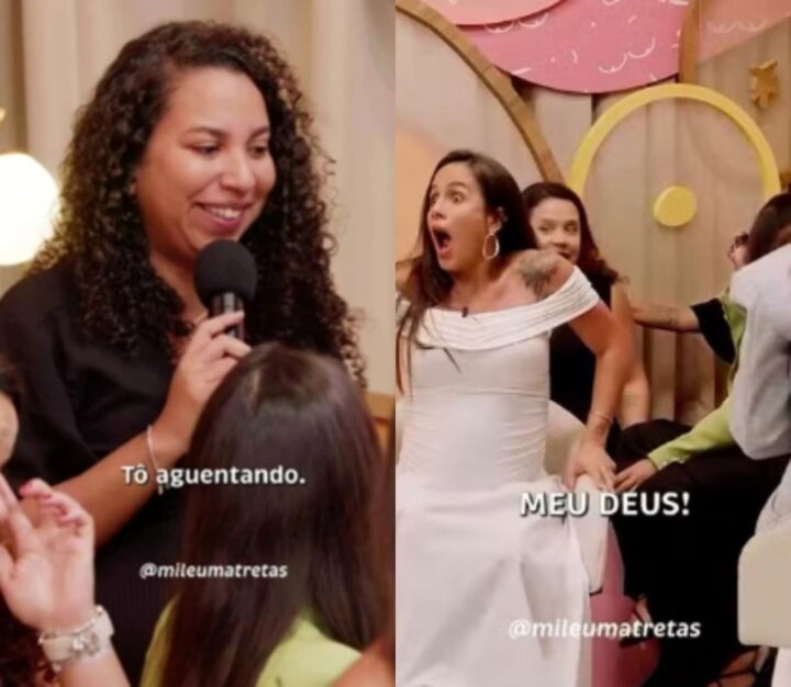 Mulher entra em trabalho de parto durante podcast com Carol Peixinho e vídeo viraliza