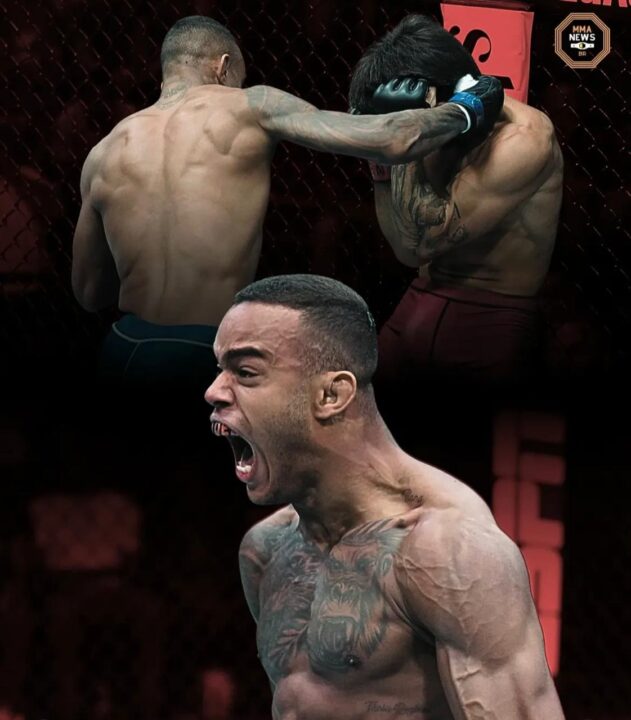 Baiano de 22 anos, Samuel Sanches assina contrato com UFC após nocautear americano