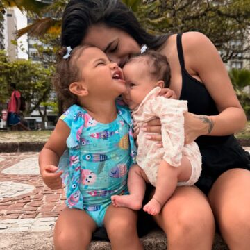 Bruna Biancardi compartilha novos registros das filhas Mavie e Mel e arranca elogios do público