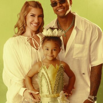 Lore Improta e Léo Santana se declaram em aniversário da filha Liz: “Benção pura em nossas vidas”