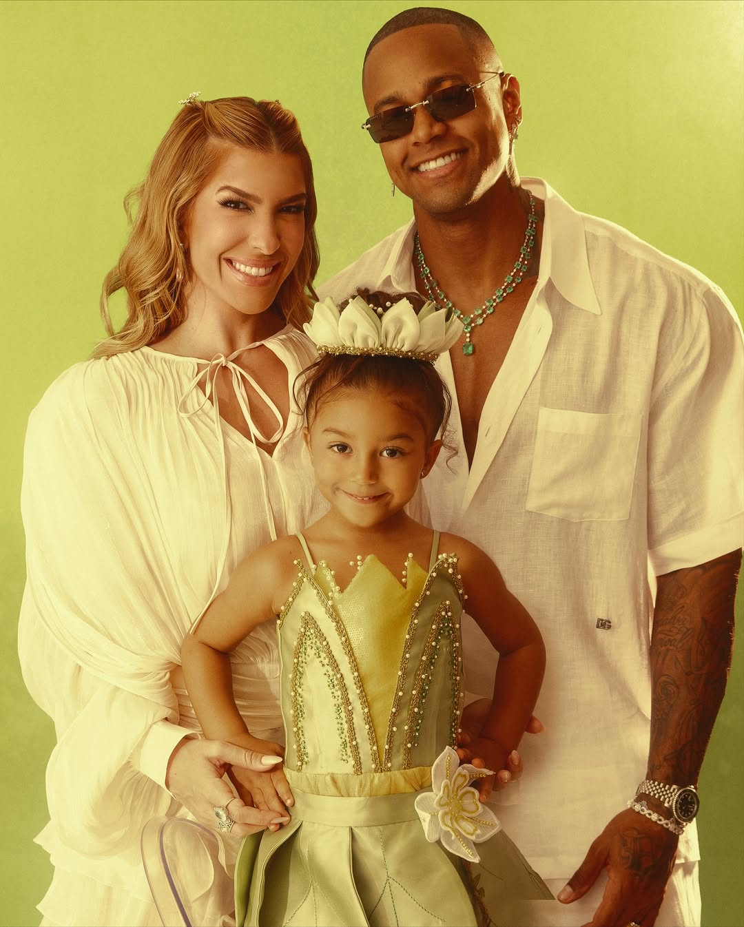 Lore Improta e Léo Santana se declaram em aniversário da filha Liz: “Benção pura em nossas vidas”
