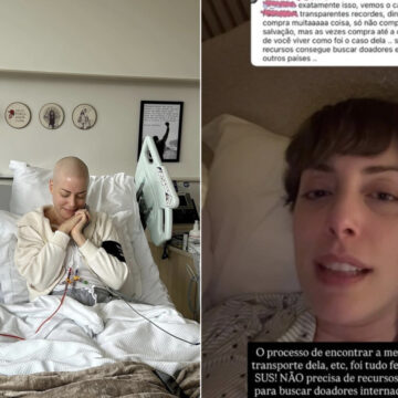 Fabiana Justus revela que fez transplante pelo SUS: ‘Não foi dinheiro que comprou minha medula’