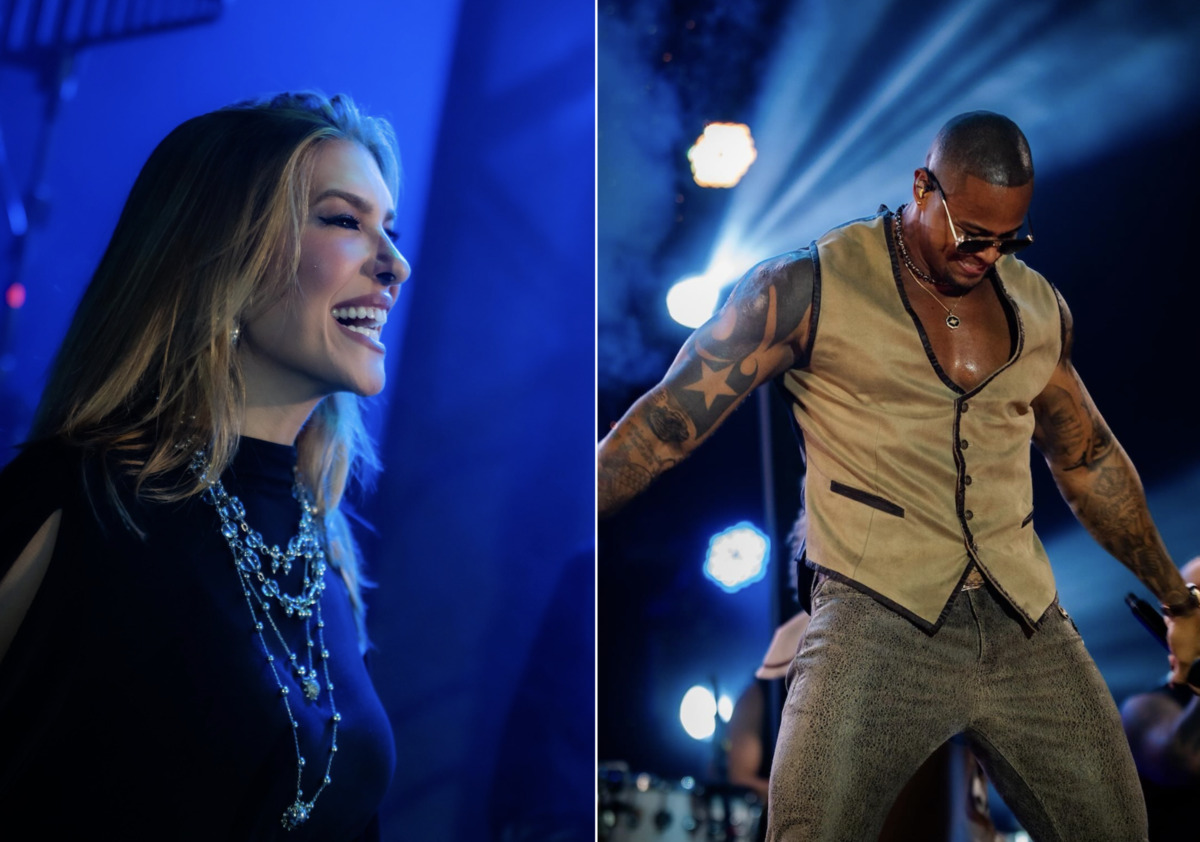 Lore Improta diverte público ao passar perrengue em show de Léo Santana: “Desespero”