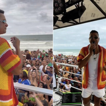 Em clima de Carnaval, Xanddy arrasta multidão em show gratuito na capital baiana: “A emoção tomou conta”