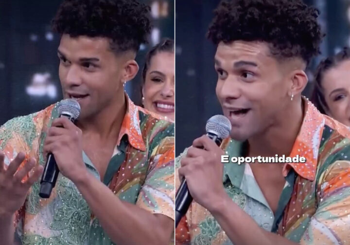 Lucas Leto se emociona ao ganhar declaração no ‘Dança dos Famosos’: “Nunca perca o seu sonho”