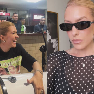 Lore Improta ganha presente inusitado de aniversário e brinca: “Vou ser expulsa do condomínio”